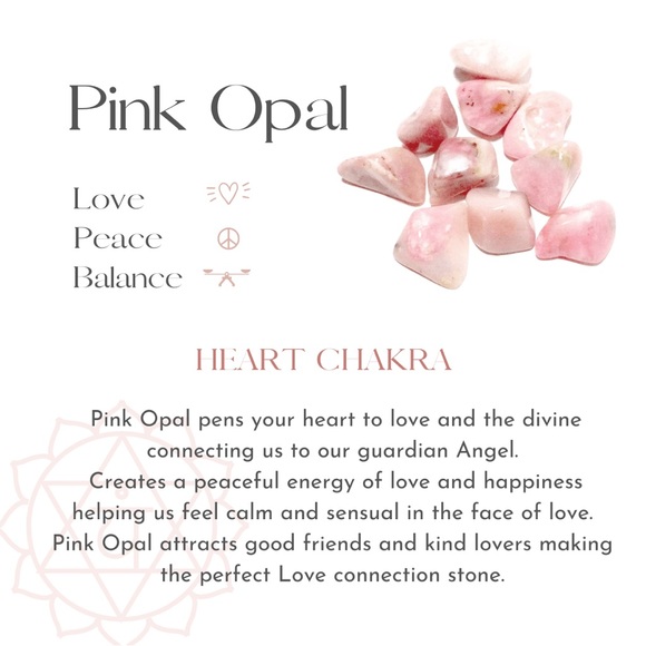 BOGO FREE Pink Opal Natural Stone Bracelet 💖 - Picture 3 of 3